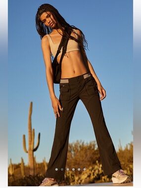 Free People Cascade Flares - Black